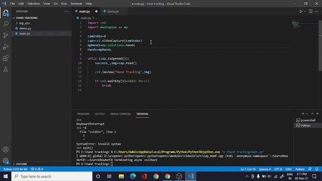 Hand Tracking 30 fps on CPU Using OpenCv and Mediapipe in Python | Python | Techno Kidzo смотреть онлайн