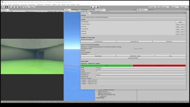 UNITY FPS SAMPLE Quick start guide смотреть онлайн