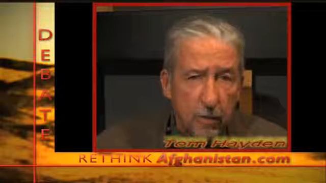 Rethink Afghanistan War Debate 1 Tom Hayden vs Michael OHanlon смотреть онлайн