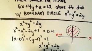 Double Integral Using Polar Coordinates - Part 1 of 3