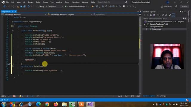 Learn C#.Net with OOP - Session 2 - (Developing a Console Application Using .Net Core) смотреть онлайн