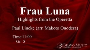 Frau Luna - Highlights from the Operetta by Paul Lincke (arr. Makoto Onodera)