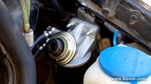 Установка дополнительного фильтра отстойника на Mercedes Benz 108D Vito, OM601