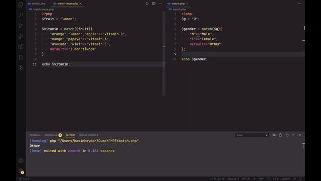 পিএইচপি ৮ ফিচার - ম্যাচ এক্সপ্রেশন (PHP8 Feature - Match Expression) смотреть онлайн