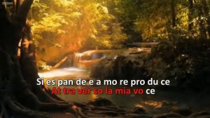 Karaoke - Andreia Bocelli  -  Vivo Per Lei