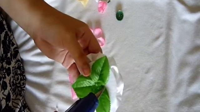 Как сделать ободок с розами своими руками How To Make A Headband With Roses In Their Hands