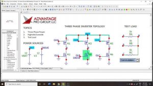 Micro-Cap Tutorial: MOSFET Inverter Three Phase (Motor Control)