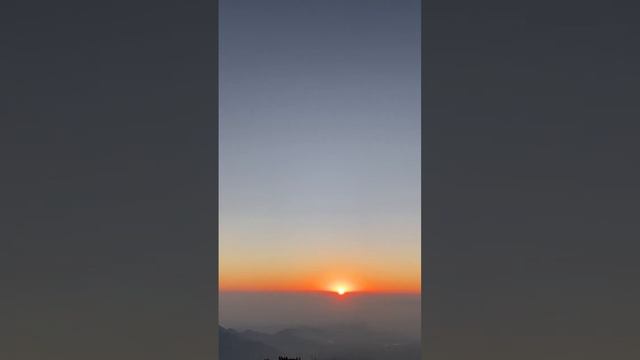 Witnessing live sun rising in Taian Shandong China || Live sunrise