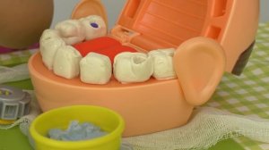 Мистер зубастик заболел Пластилин плей до  видео для детей #PlayDoh Dr. Drill and Fill