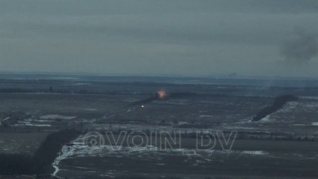 Работа тяжелых огнеметных систем ТОС-1А «Солнцепек» по позициям ВСУ на Угледарском направлении смотреть онлайн