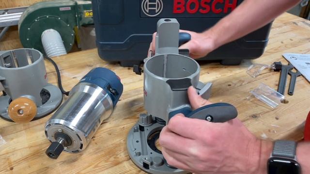 Bosch 1617EVSPK Router Review (Fixed & Plunge Base) // Best All-around Woodworking Router? смотреть онлайн