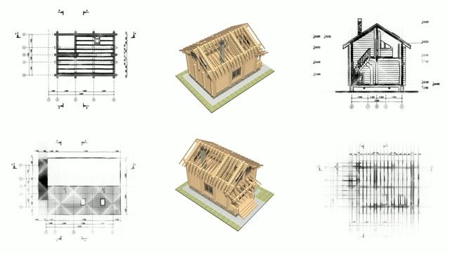 Строительство двухэтажной бани из кедра / СтройПроектБани