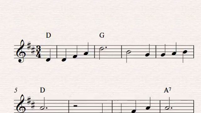 Free easy violin sheet music On Top Of Old Smoky