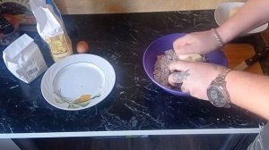 Котлеты из крабовых палочек.