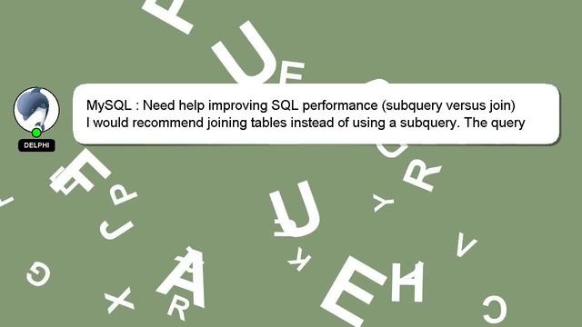 MySQL : Need help improving SQL performance (subquery versus join)