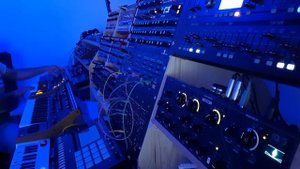 Asteroids - with Behringer Deepmind 12D , Novation Peak, Moog Dfam & Moog Subsequent 25