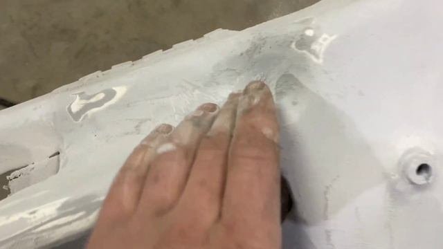 Покраска бампера MAN.
