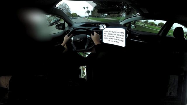 How to perform a curb park - 360 video смотреть онлайн