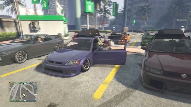 EXTREME Tuners Car Meet In GTA Online смотреть онлайн