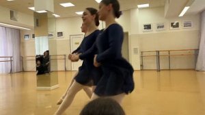 Открытый урок по классическому танцу, 428 группа, этюд 3