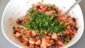 Винегрет со шпротами