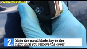 How to open Ford Mondeo, Fiesta, Edge door manually if the car battery or remote is dead