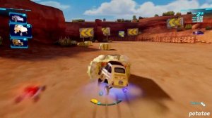 Cars 2: The Video Game | Team Lightning Luigi - Timberline Sprint | potatoe