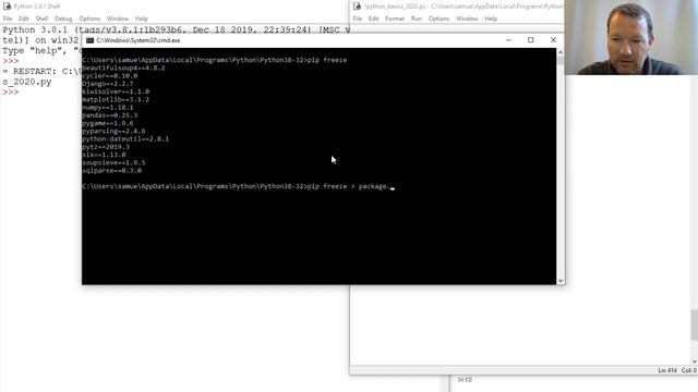 Python Basics Tutorial How to Use Pip Freeze to Create Requirements File
