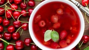 Кисель из свежей вишни