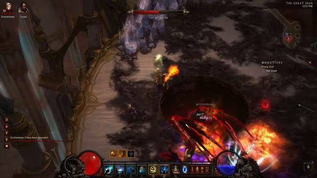 DIABLO 3 Gameplay - HELL - ACT 4 - SOLO - BOSS: Izual - Lvl 60 WitchDoctor смотреть онлайн