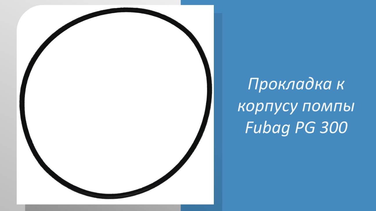 Прокладка к корпусу помпы Fubag PG 300