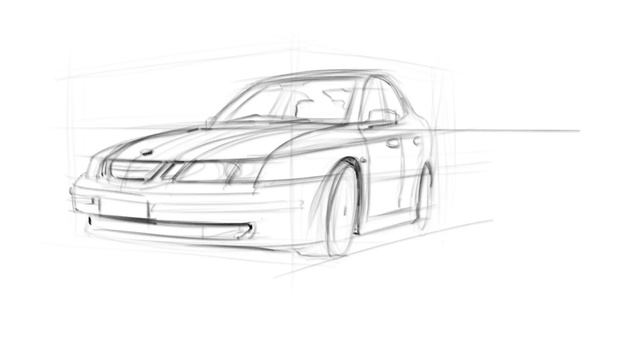 Saab 93 iPad Sketch смотреть онлайн