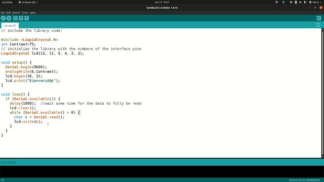 ? +? ¿Cómo enviar un mensaje a una pantalla LCD 16x2? |Serial | Arduino con Python | ¡Muy básico! смотреть онлайн