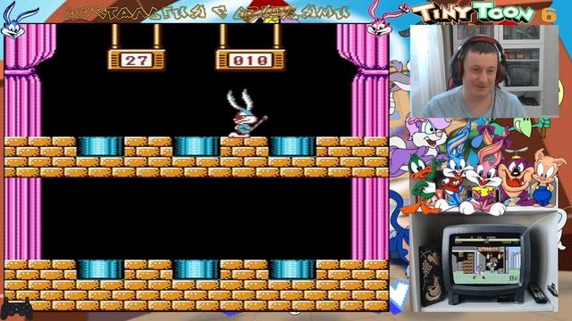 Tiny Toon Adventures 6 - прохождение игры. Денди/Dendy