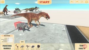 Escape From One-Eyed Red T-Rex | Animal Revolt Battle Simulator