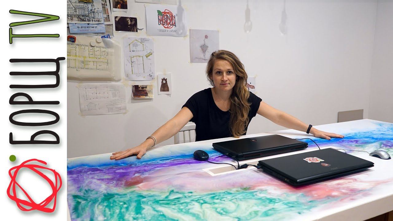 ОГРОМНЫЙ СТОЛ ИЗ ЭПОКСИДКИ ЗА СУТКИ! ПРОСТОЙ СПОСОБ, СМОГЛА ДАЖЕ ДЕВУШКА! смотреть онлайн