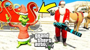 ПЛОХОЙ САНТА ПОЙМАЛ ГРИНЧА В НОВЫЙ ГОД В ГТА 5 МОДЫ! ОБЗОР МОДА В GTA 5! ИГРЫ ВИДЕО MODS