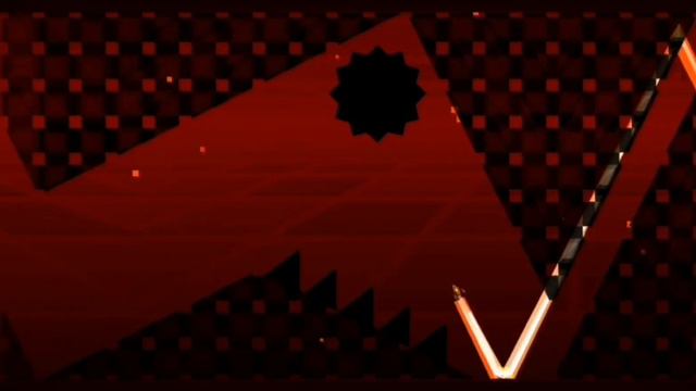 Crimson Clutter Without Nine Circles Effect / Geometry Dash. смотреть онлайн