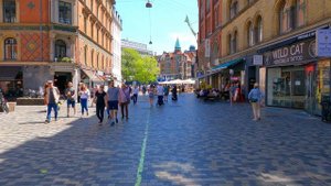 4K Virtual Walk - Copenhagen City Summer Walk Part I 💛 Israels Plads - Højbro Plads