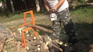 Заготовка дров бензопилой Stihl MS 180