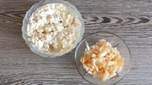 Яблоки запеченные с творогом, орехами и мёдом