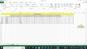 Attendance Sheet in Microsoft Excel অ্যাটেনডেন্স শিট #ripsitsolutions