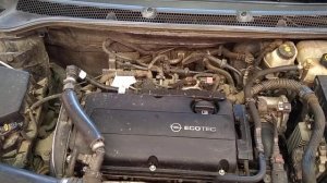 Звук холодного запуска (t -9 градусов) двигателя A16let, пробеги 185000 км