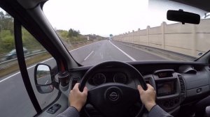 Opel Vivaro 2.0 CDTI 66 kW (2010) POV Test Drive + Acceleration 0 - 100 km/h