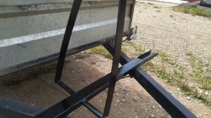 Велобагажник для перевозки на автоприцепе.