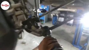 Тойота Камри замена стоек и развальных тяг