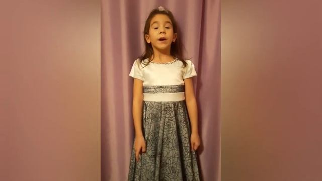 Ташматова Алиса Ахроровна, 6 лет, С. А. Есенин 'Белая береза' смотреть онлайн
