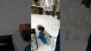 Мотоблок Forza с гусеничным модулем