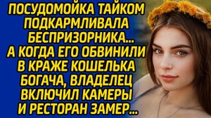 Посудомойка тайком подкармливала беспризорника, а когда его обвинили в краже кошелька богача...