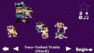 ТЕЙЛЗ ПОЛЗАЕТ ПО СТЕНАМ - five nights at sonic's maniac mania